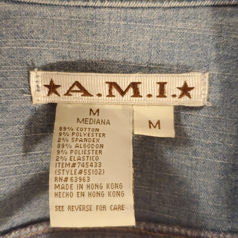 A.M.I.☆ Jean Jacket - Picture 2 of 7